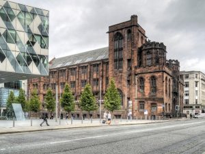 Bibliothèque Manchester vue de dehors