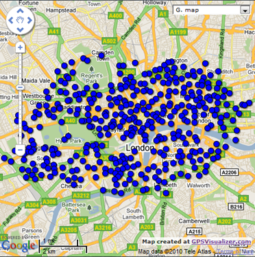 location de vélo à Londres