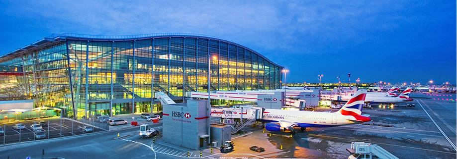 Heathrow airport terminal Londres