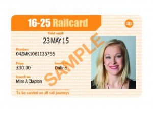 16-25 railcard transport