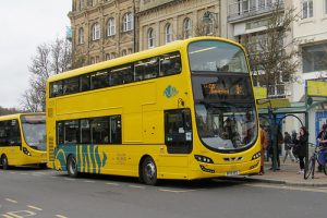 Yellow bus Bournemouth