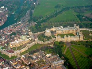 Vue aérienne du Windsor Castle