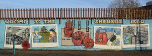 Une des nombreuses peintures murales de Belfast