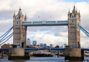 Tower Bridge et la tamise