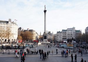 La place de Trafalgar Square